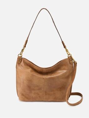 Leather Hobo Pier ShoulderBag Whiskey